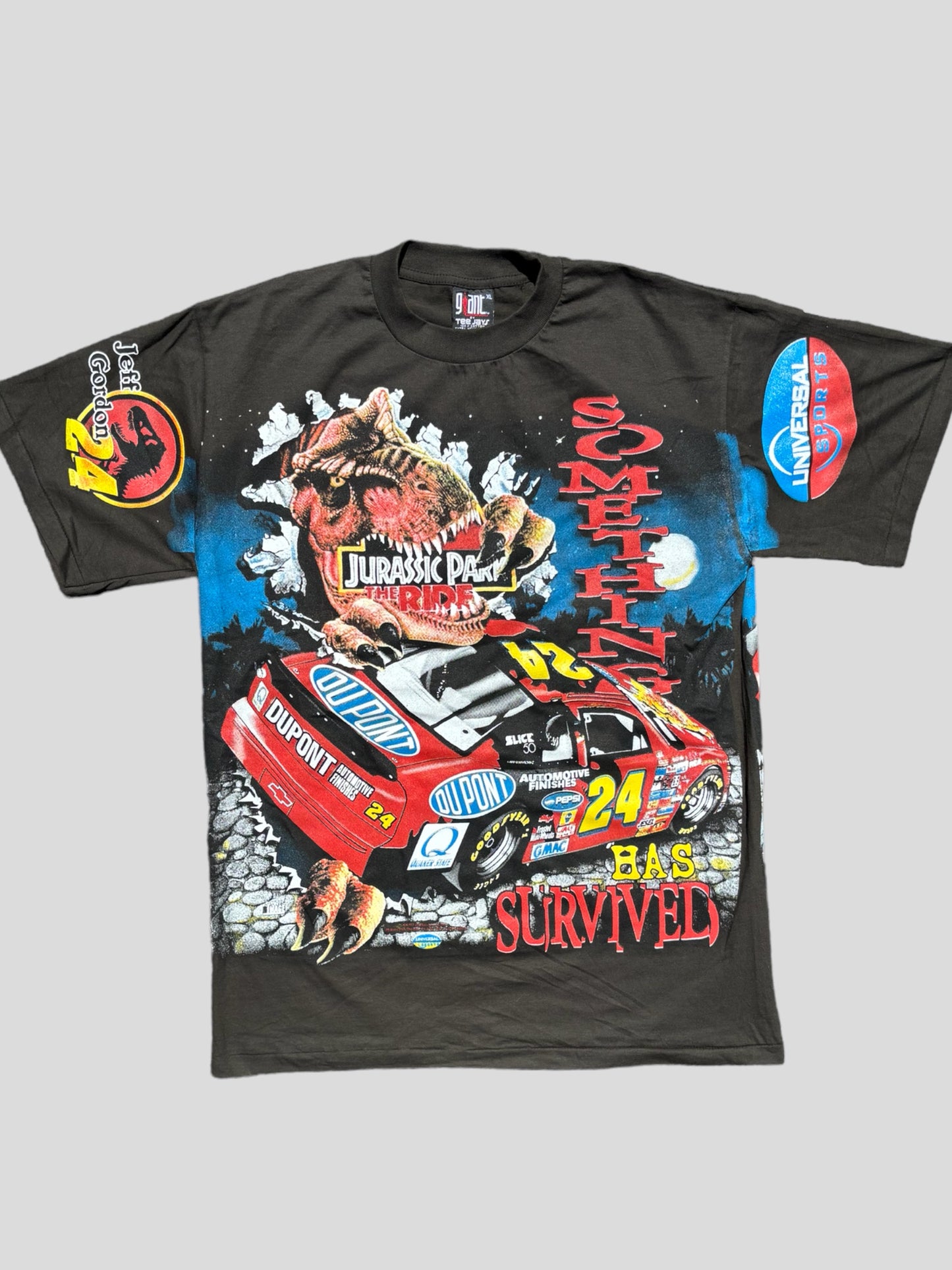 ‘90s Jurassic Park NASCAR Tee XL