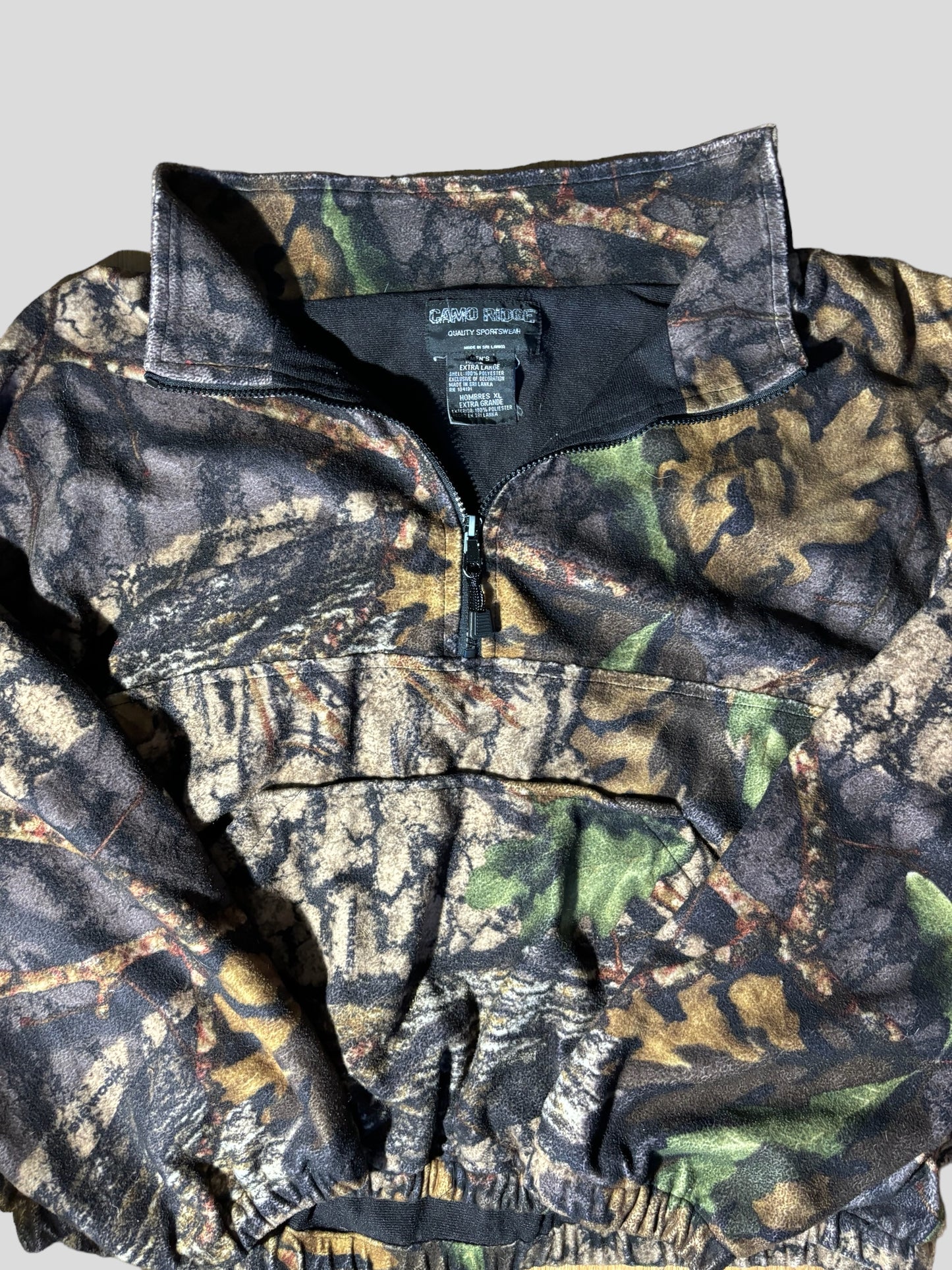 Vintage Camo Pullover XL