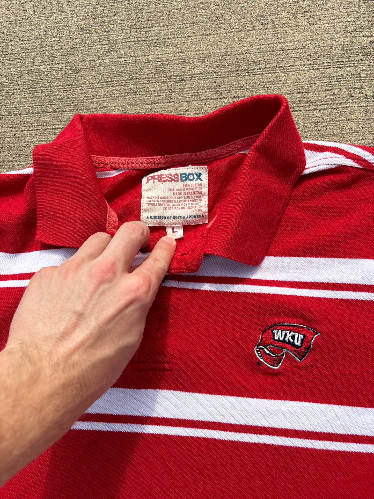 ‘90s WKU Polo Large