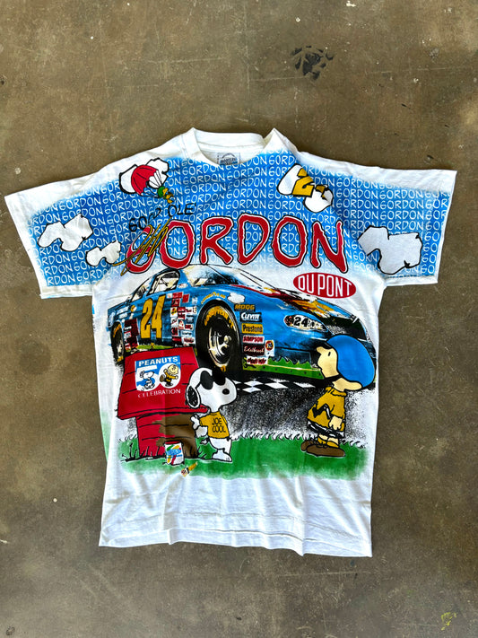 ‘00s Jeff Gordon Peanuts Tee Medium