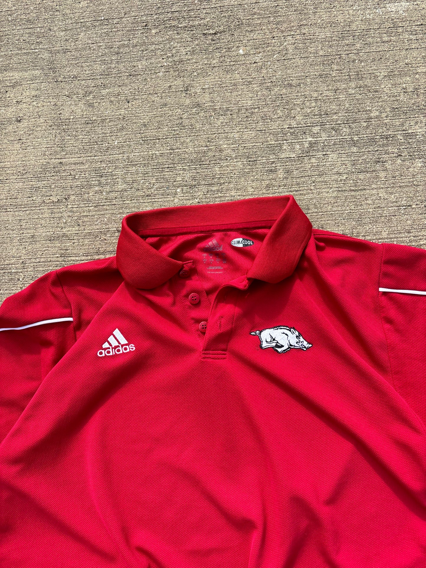 Adidas Arkansas Polo Medium