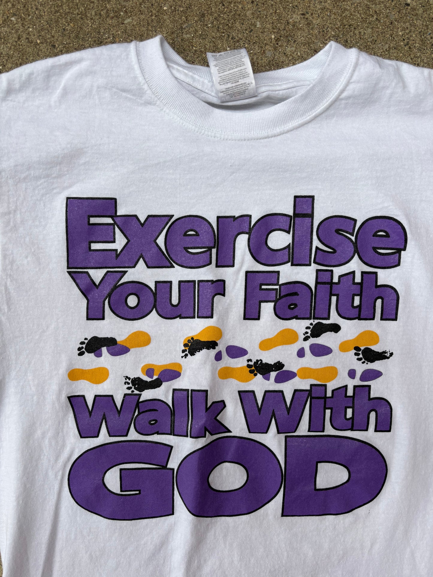 Walk With God Vintage Tee Medium