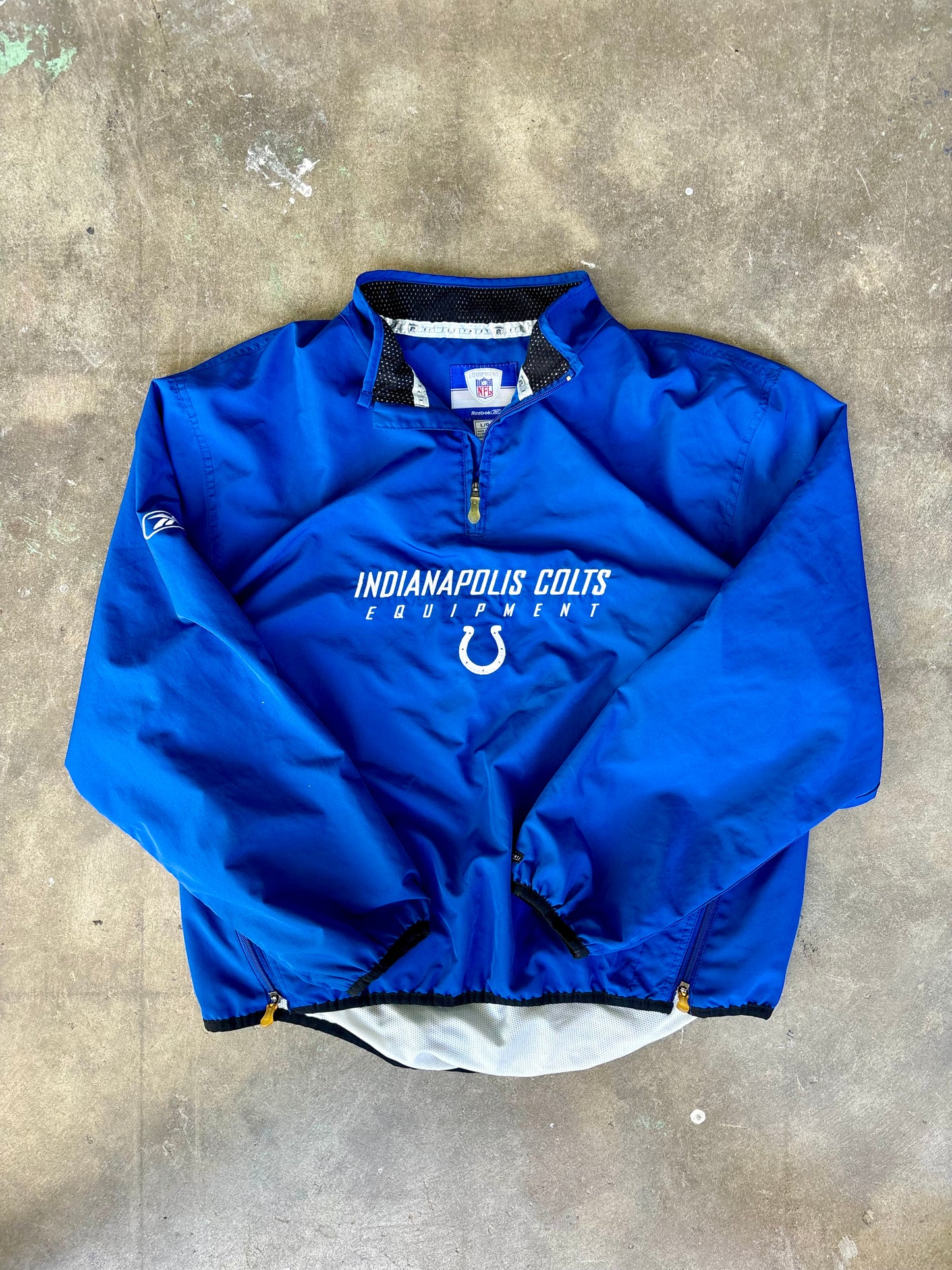 ‘00s Reebok Colts Windbreaker Large