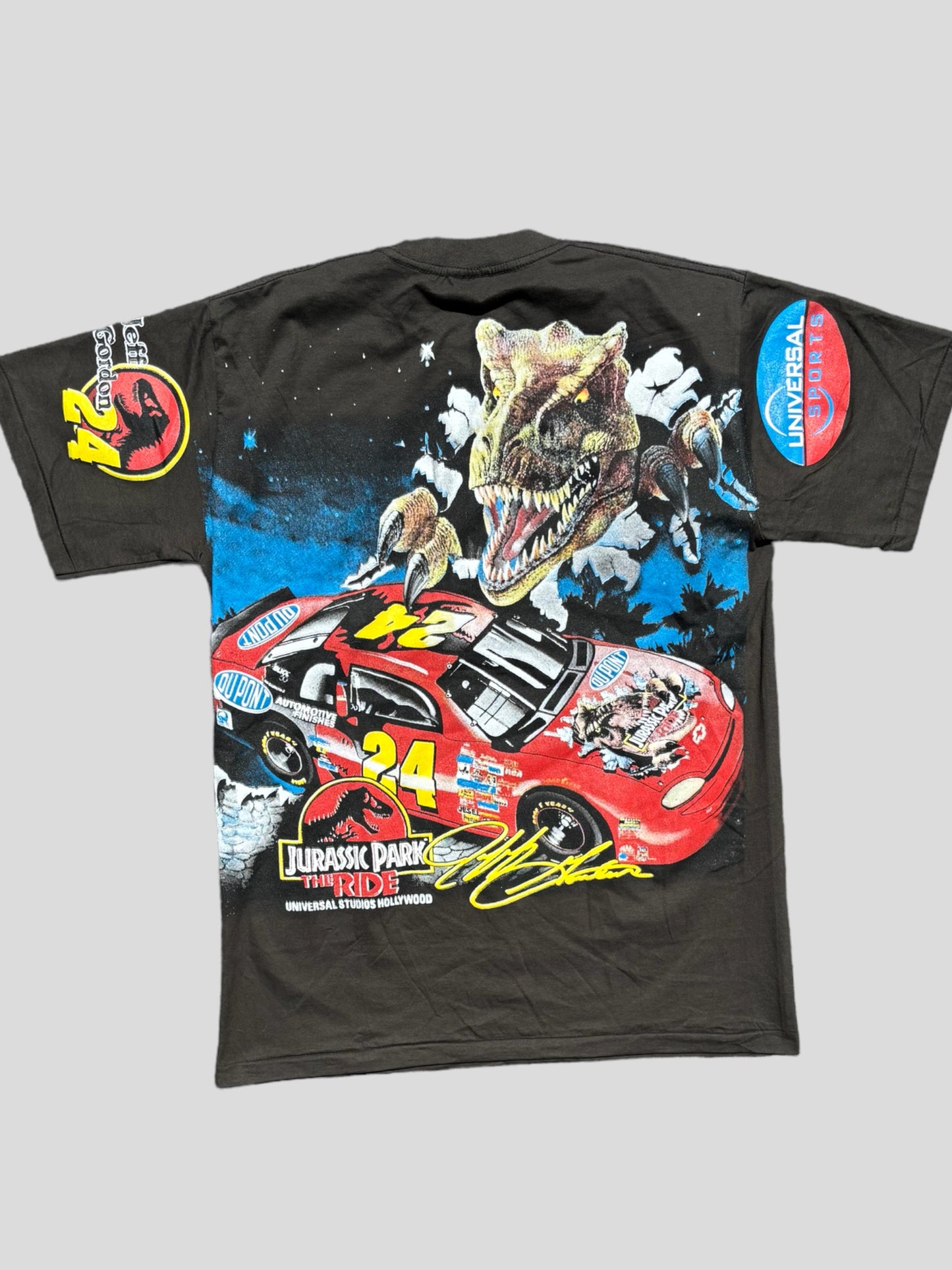 ‘90s Jurassic Park NASCAR Tee XL