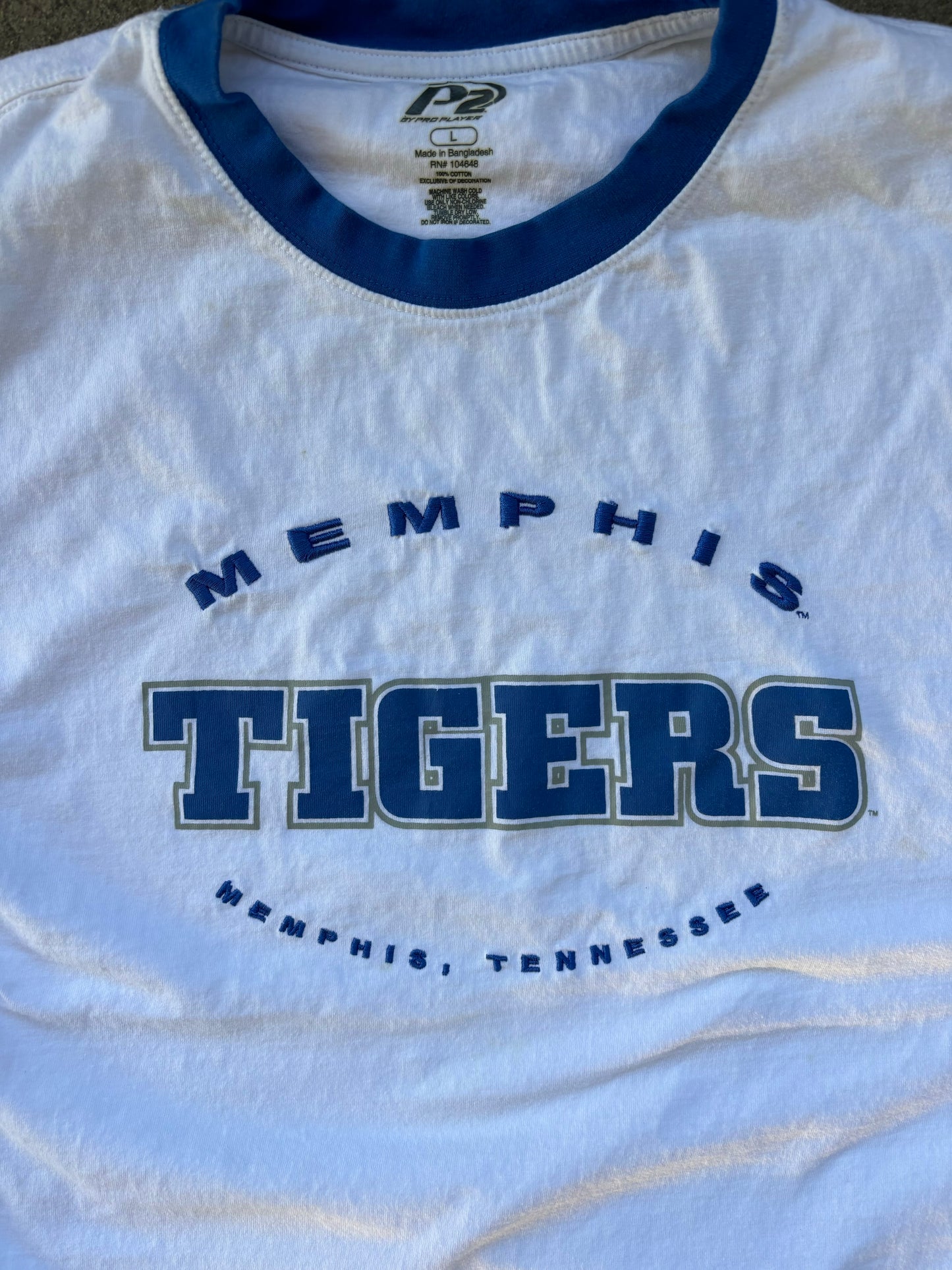 Vintage Memphis Tigers Tee Large