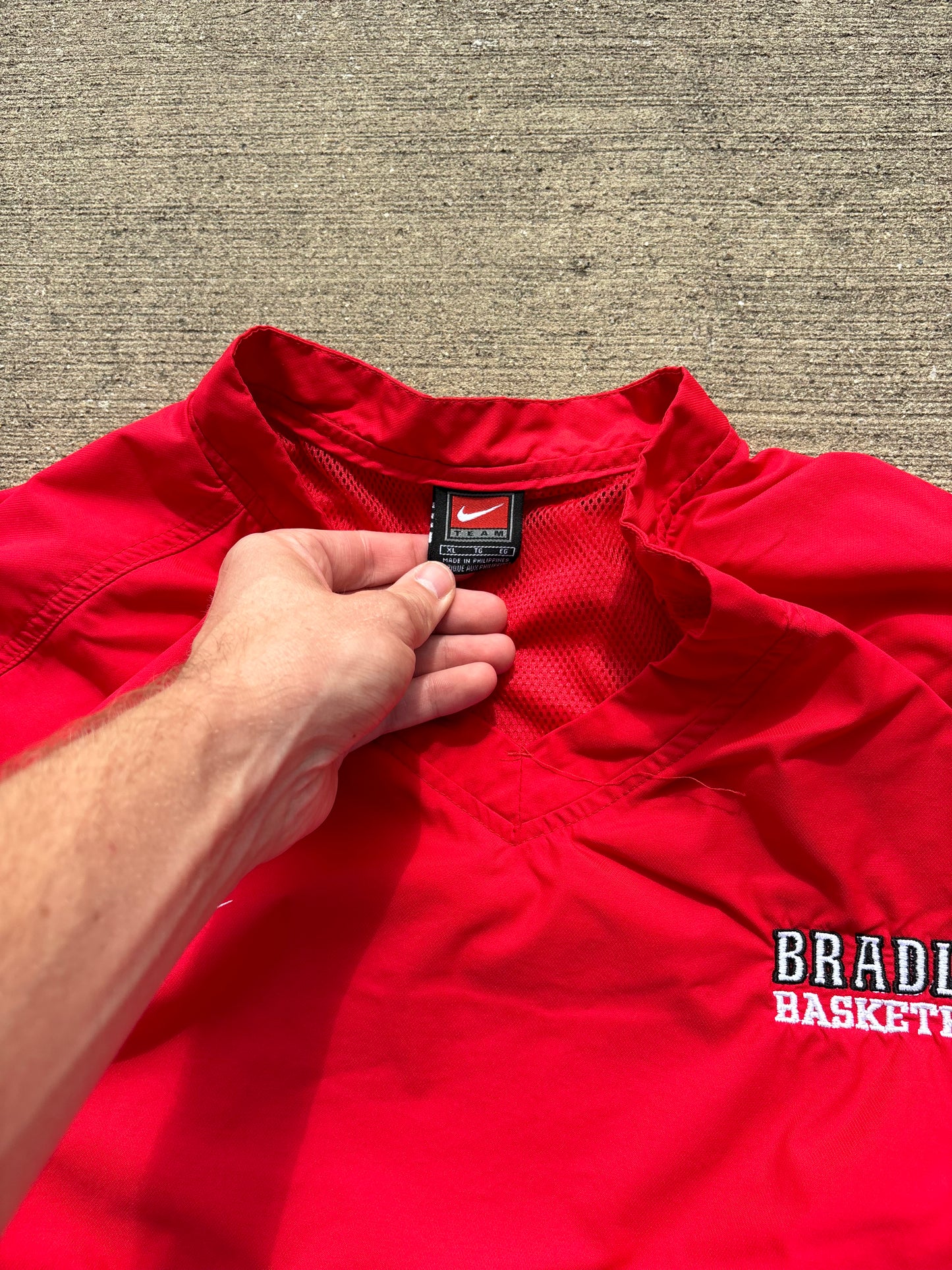 ‘00s Bradley Basketball Nike Windbreaker XL