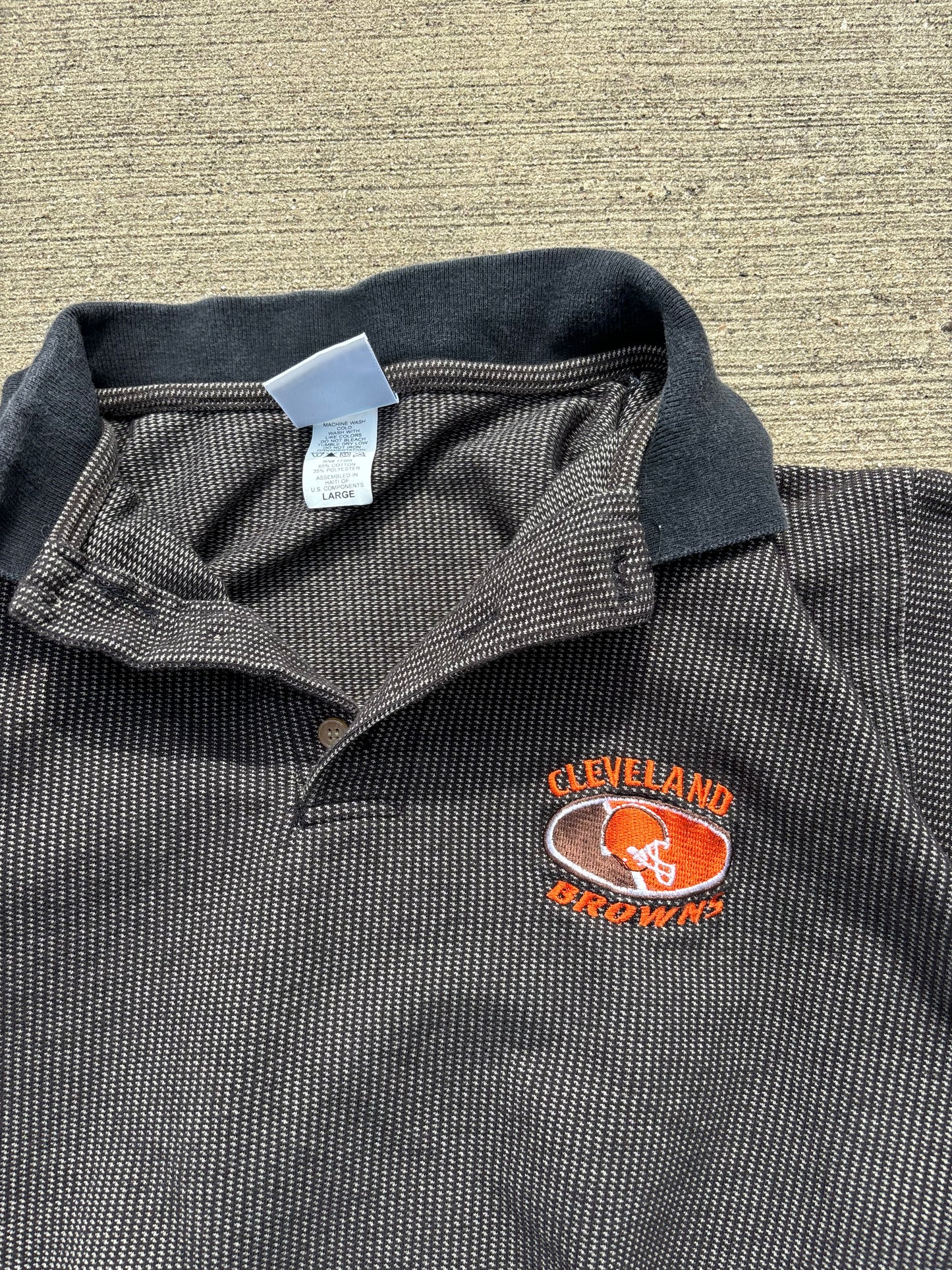 ‘90s Cleveland Browns Polo Large