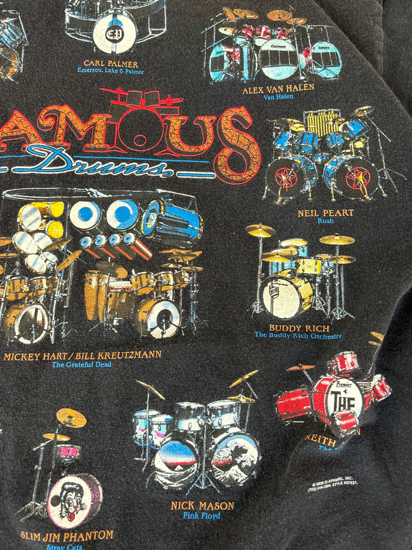 2000 Famous Drums Tee Medium