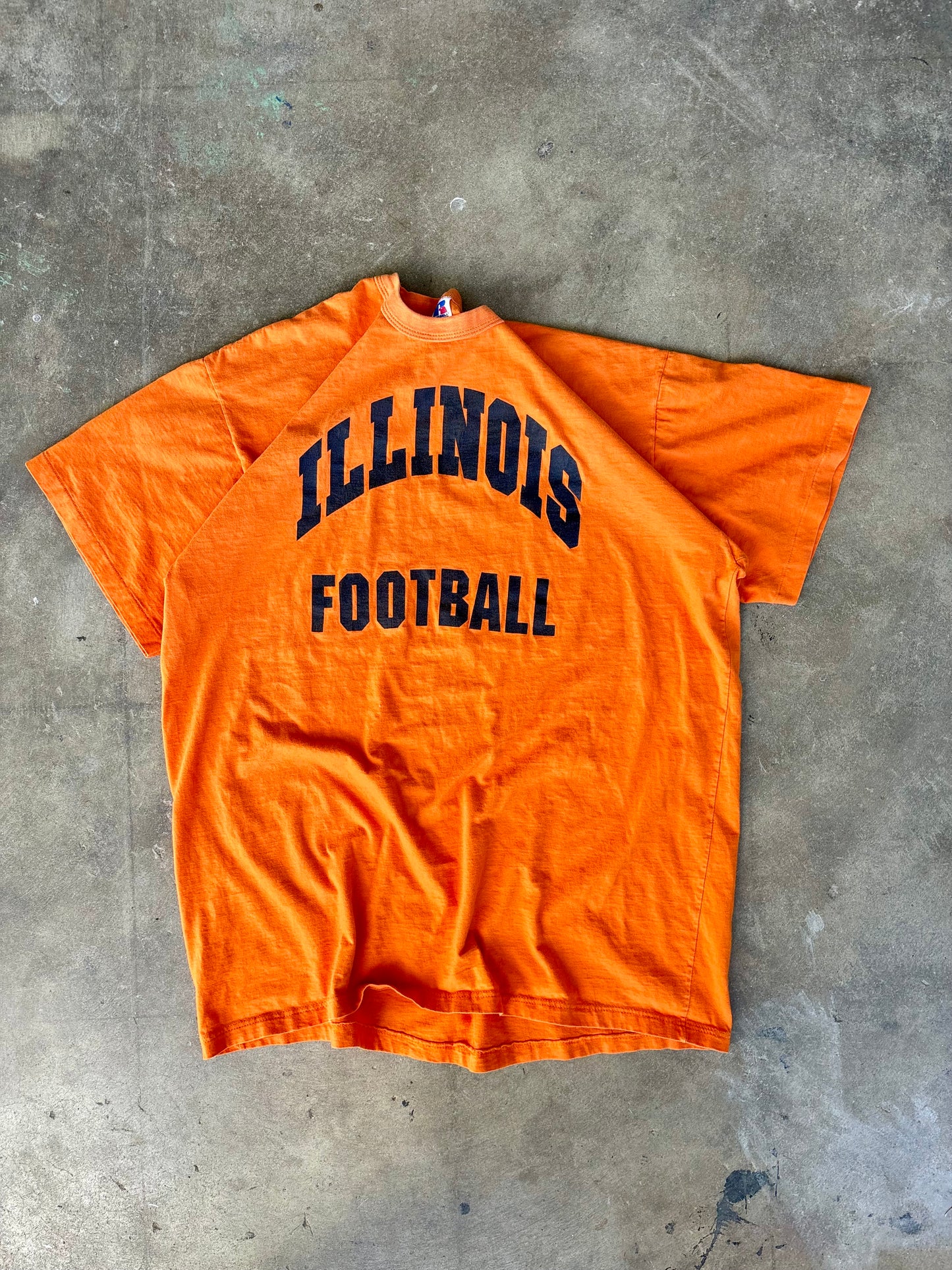 ‘90s Russell Illinois Football Tee Xl