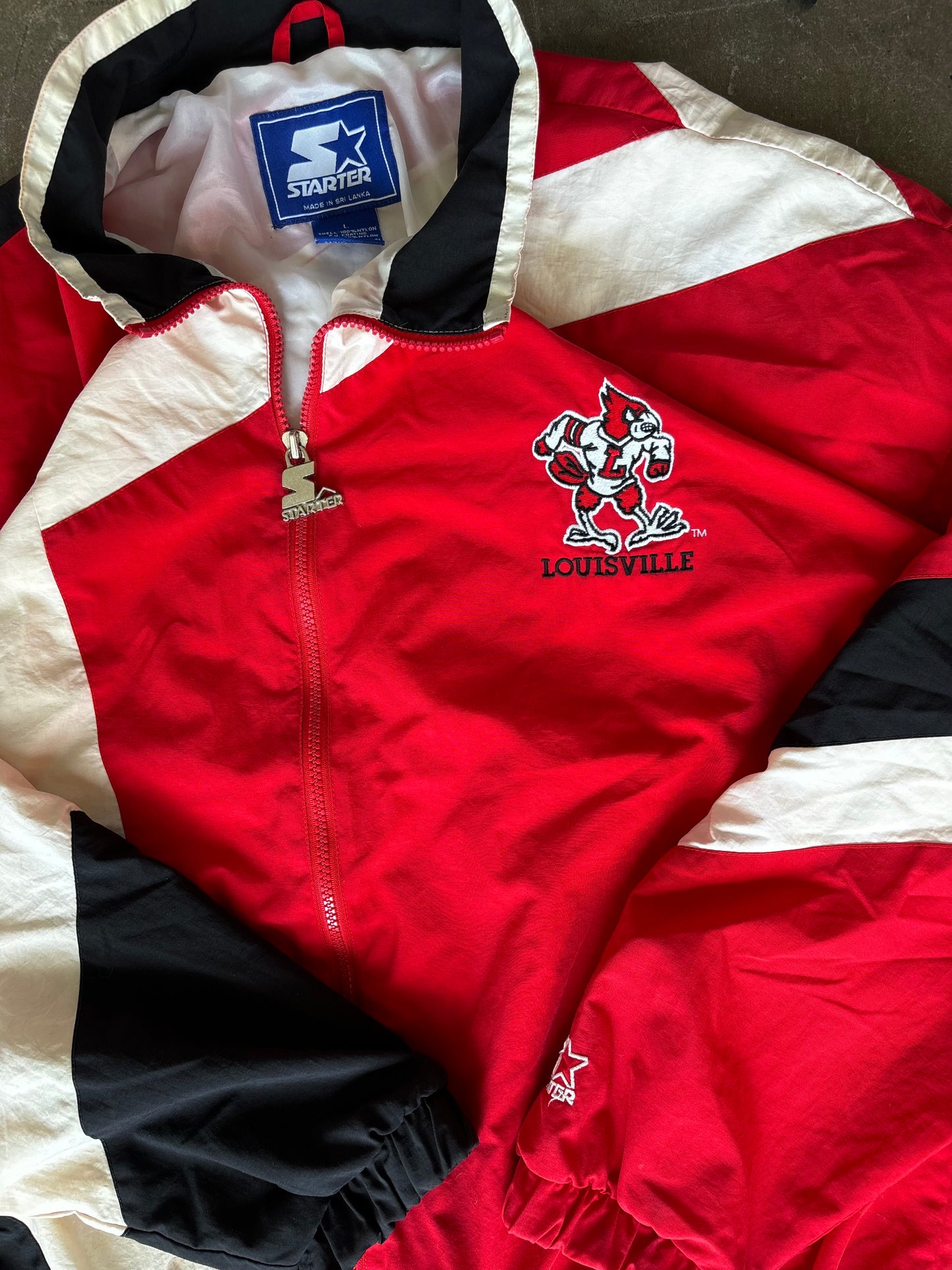 ‘90s Louisville Cardinals Starter Jacket Large