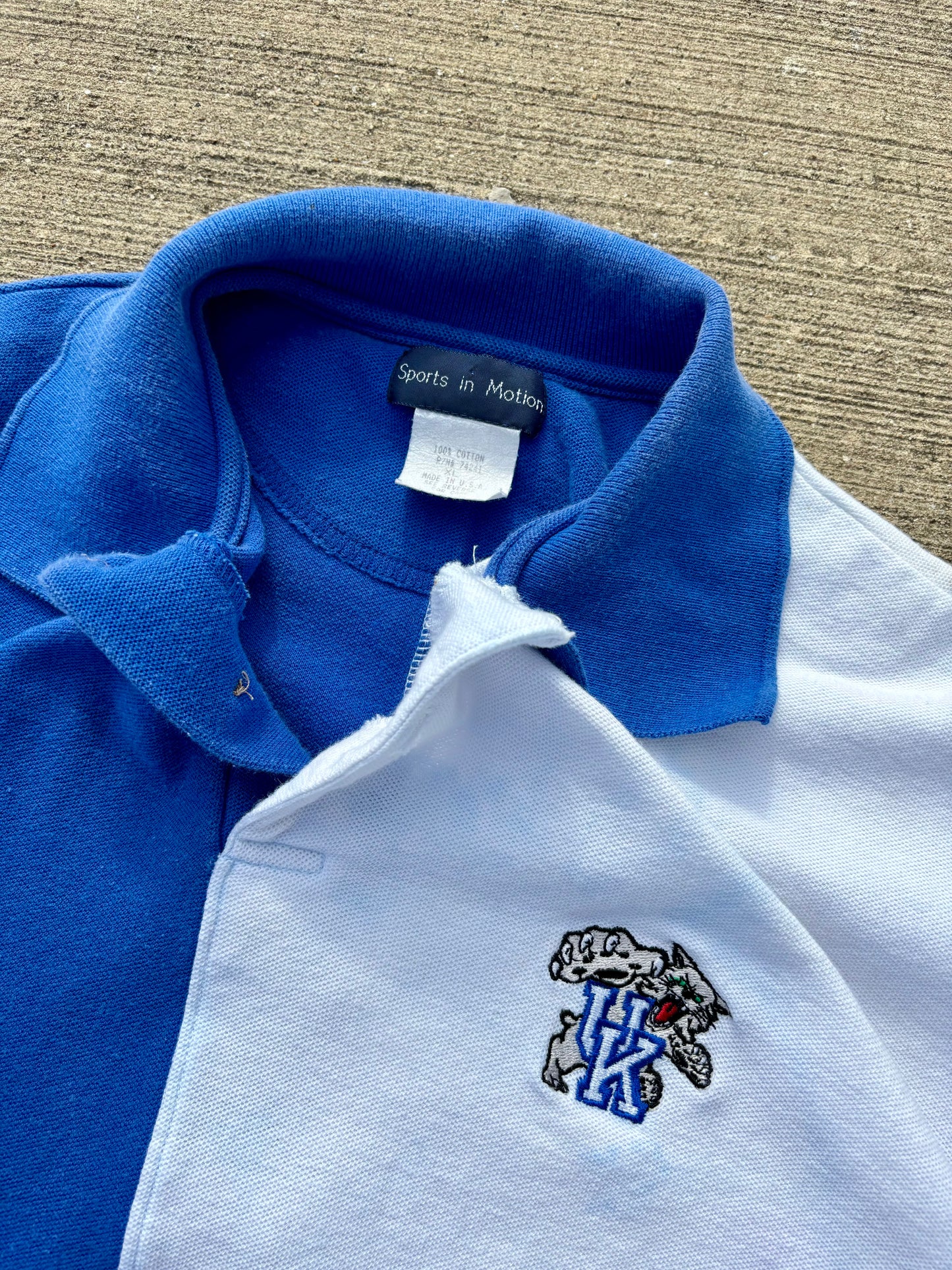 ‘90s Kentucky Wildcats Polo Large