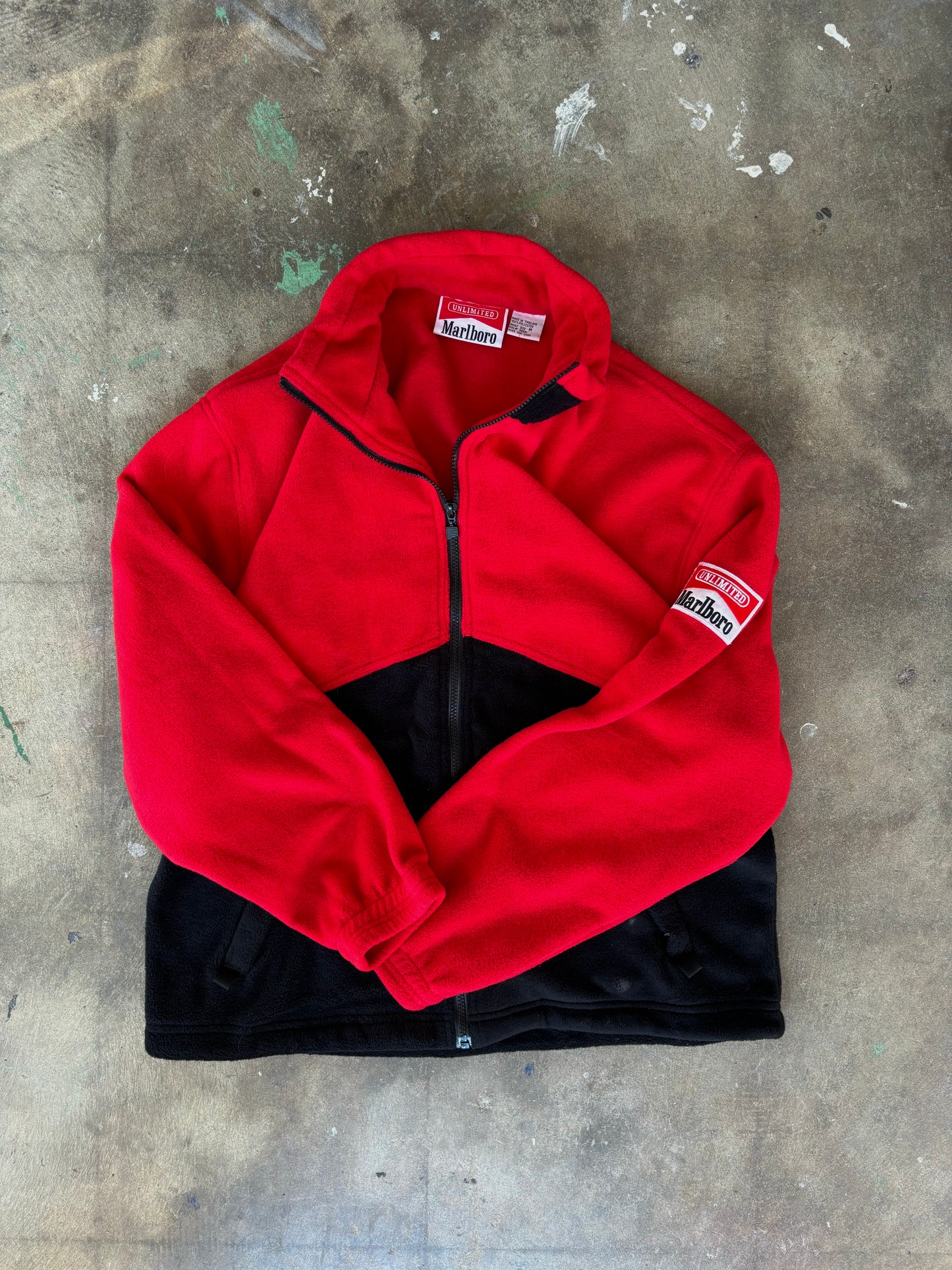 ‘90s Marlboro Fleece Jacket Medium