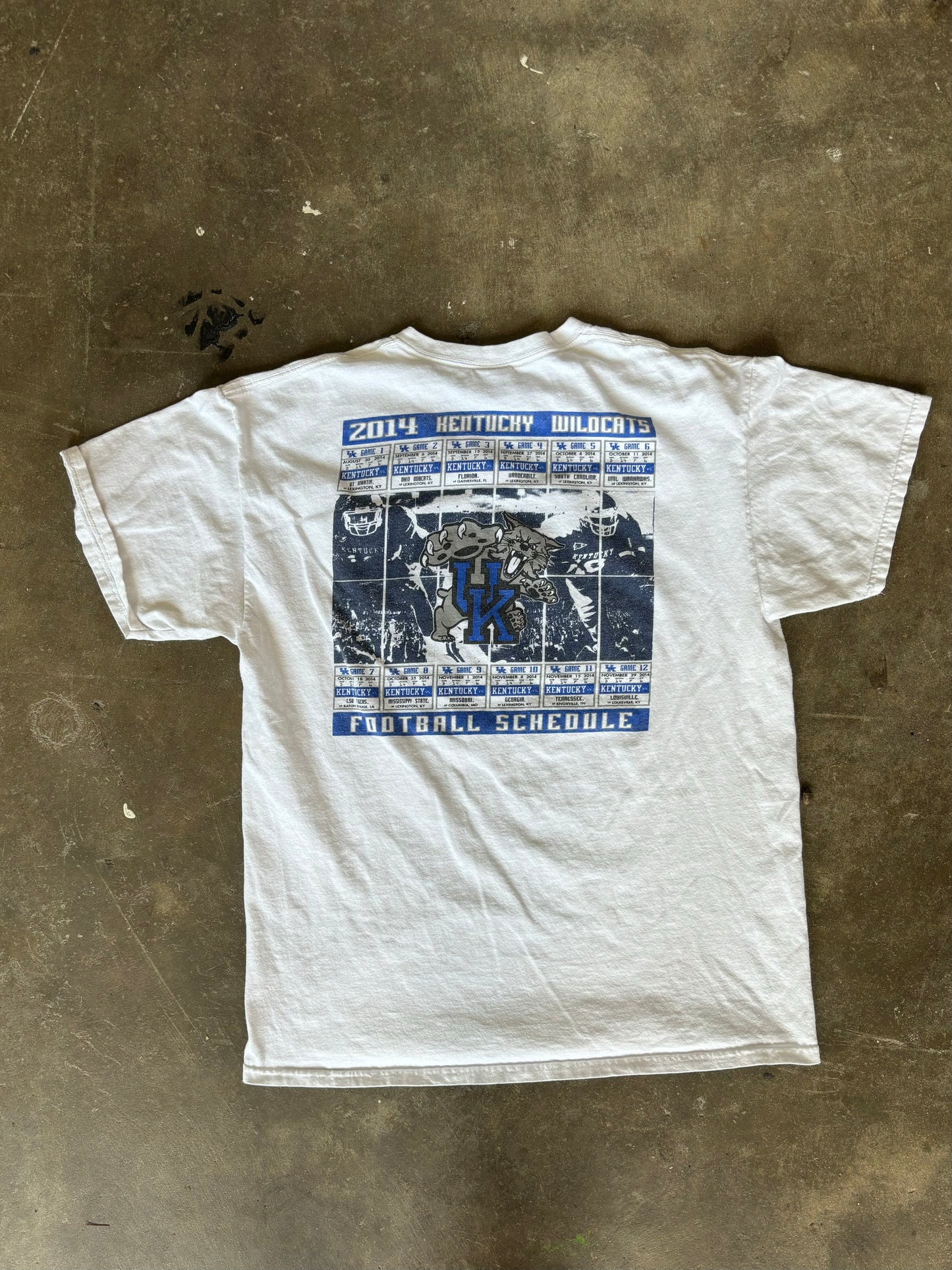 2014 Kentucky Football Tee Large