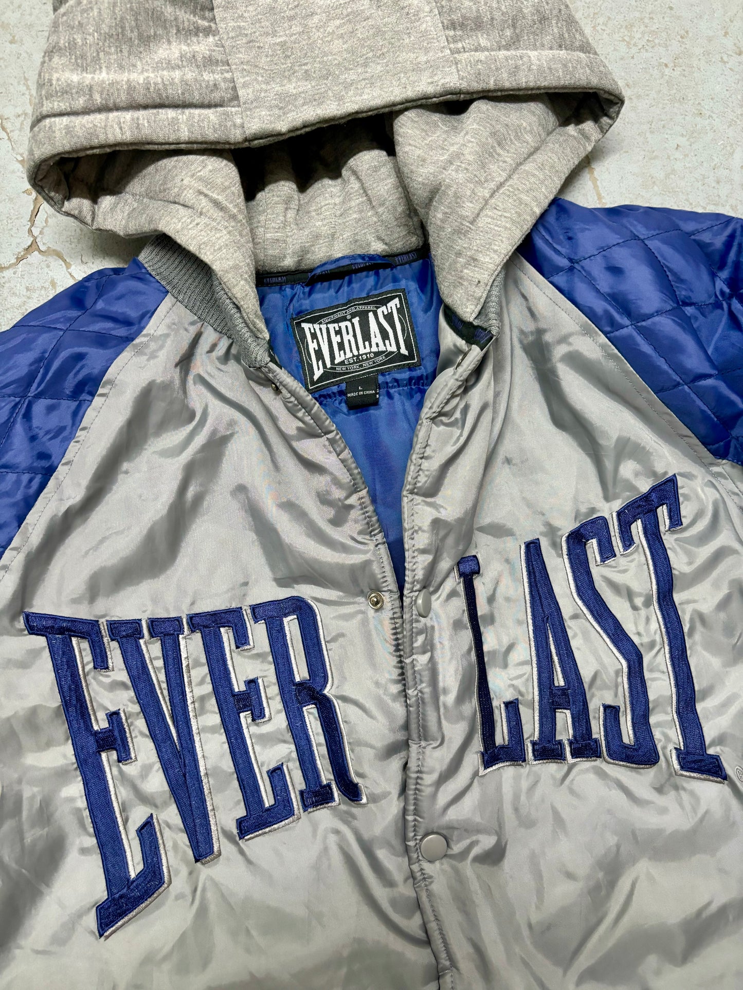 Vintage Everlast Puffer Jacket Large