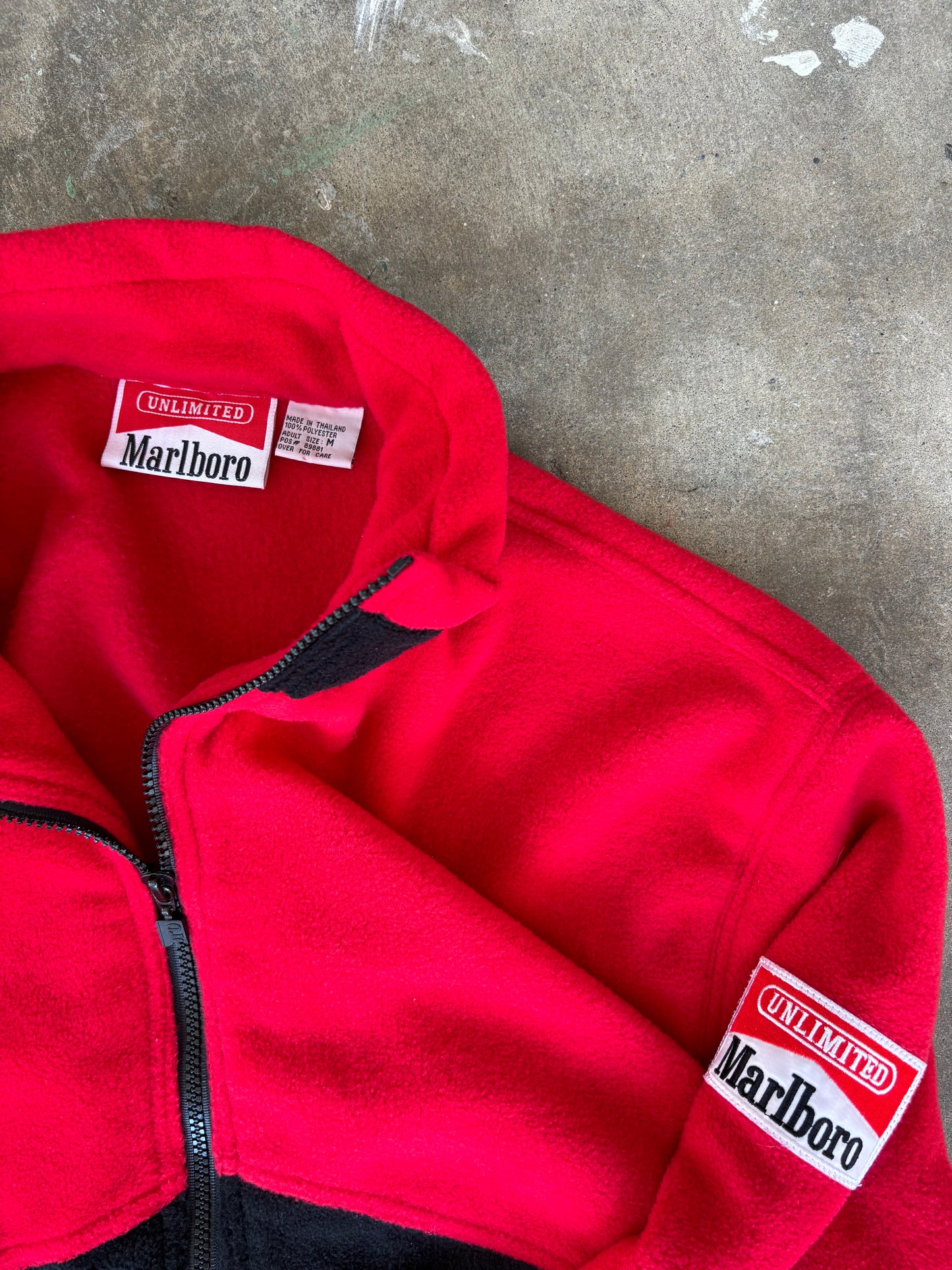 ‘90s Marlboro Fleece Jacket Medium