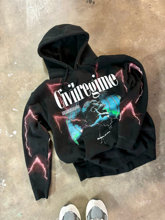 Civil Regime Graphic Hoodie Medium (AUTHENTIC)