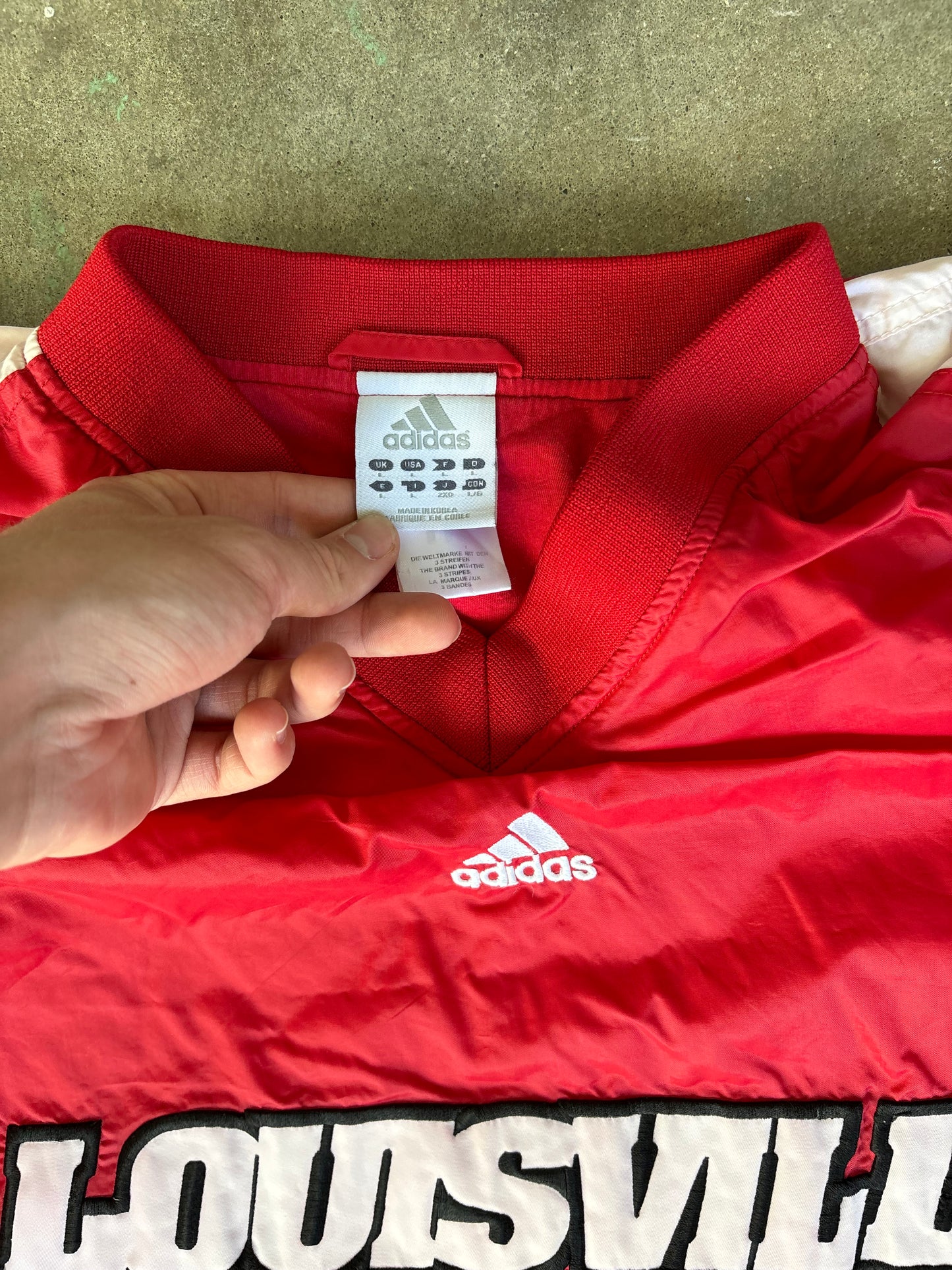 ‘00s Adidas Louisville Windbreaker  Large