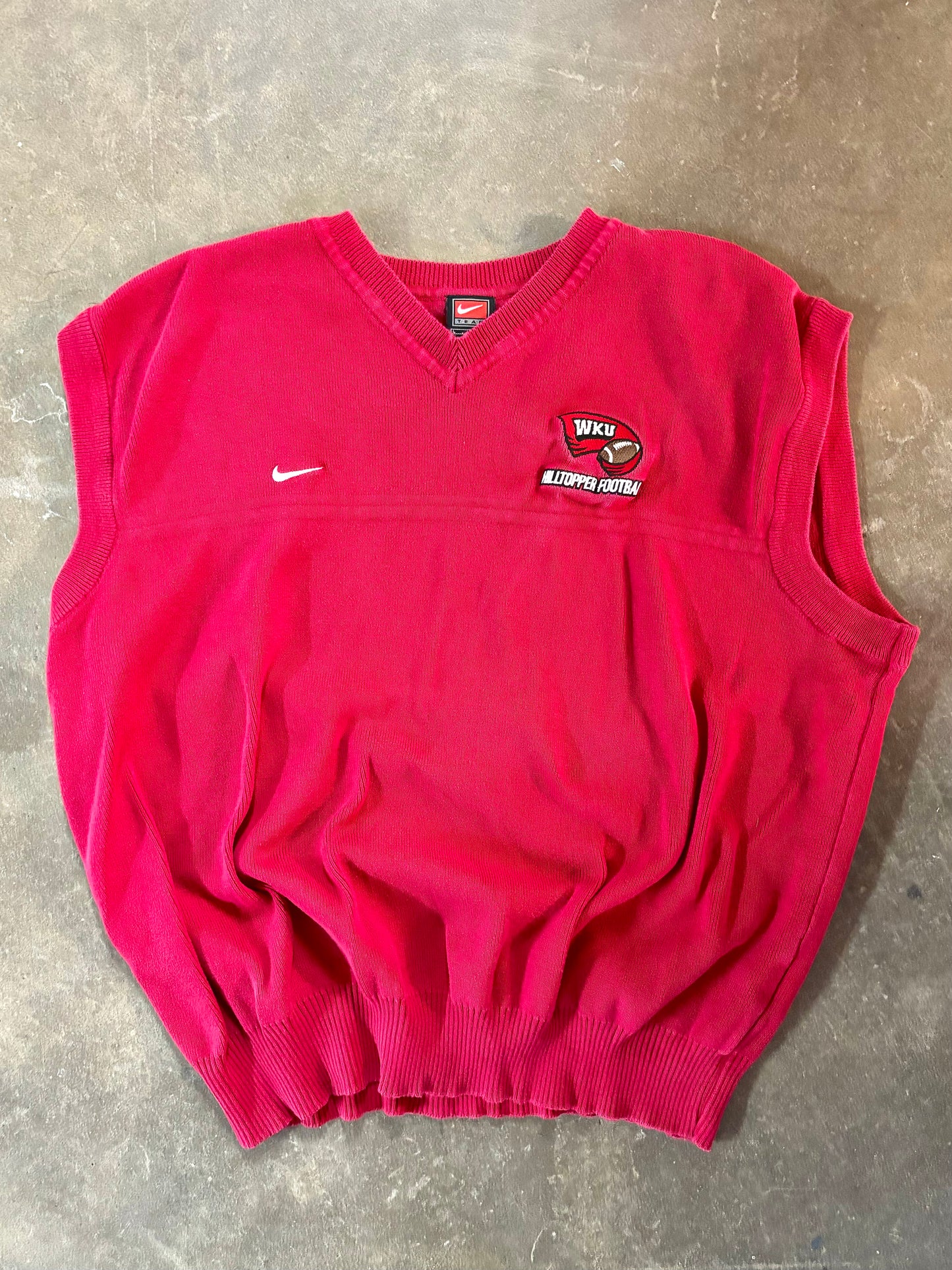 ‘00s WKU Football Nike Vest Large