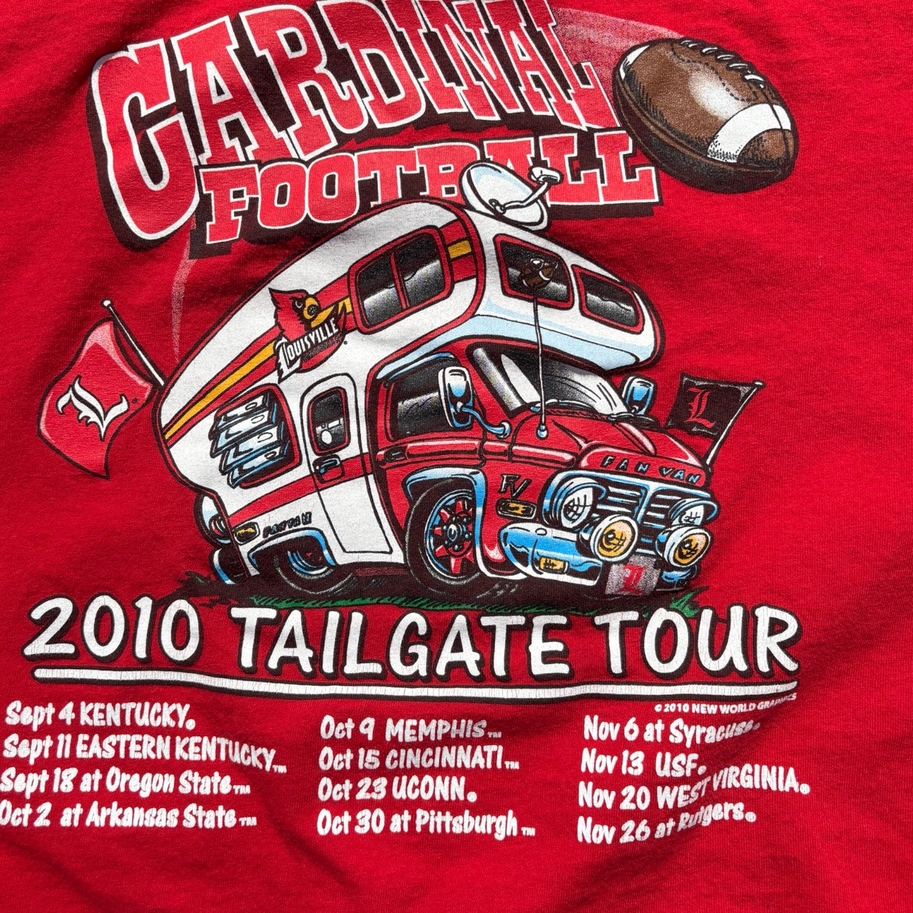 2010 Louisville Football Tee XXXL