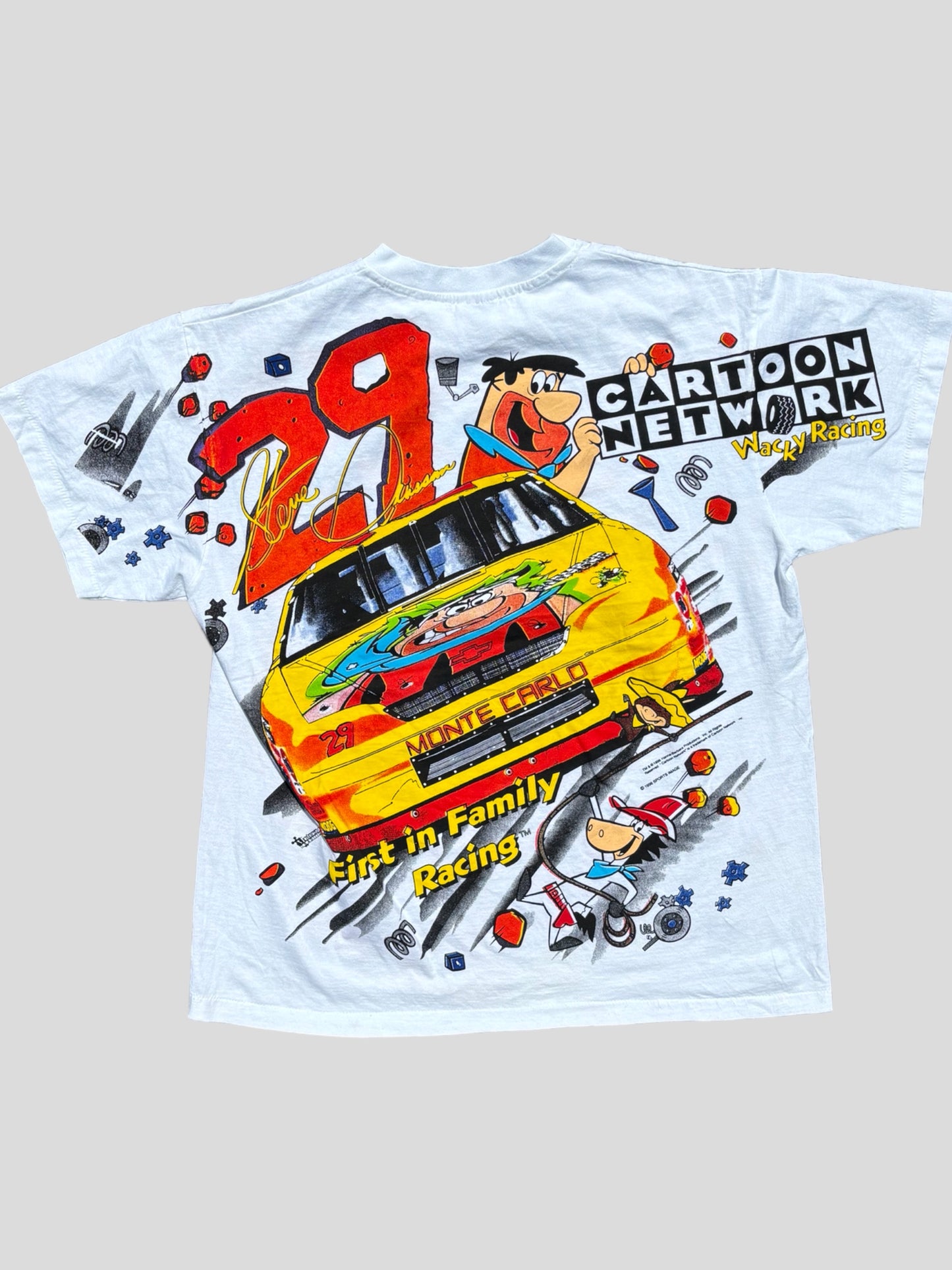 ‘90s Flintstones NASCAR Tee XL